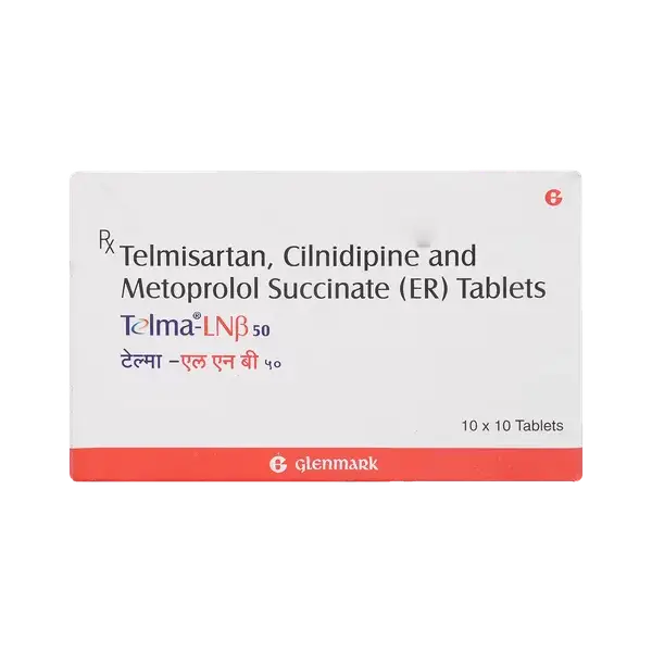 Telma LNB 10mg/50mg/40mg Tablet ER